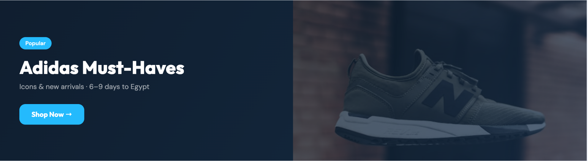 First banner